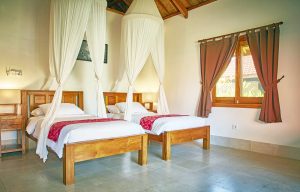 THREE MONKEY VILLAS TWIN BEDROOM THREE MONKEY VILLAS ULUWATU SURF ACCOMMODATION