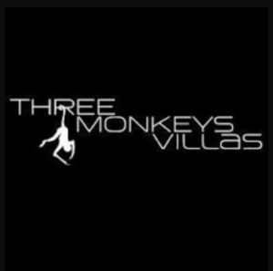 three monkeys villas logo